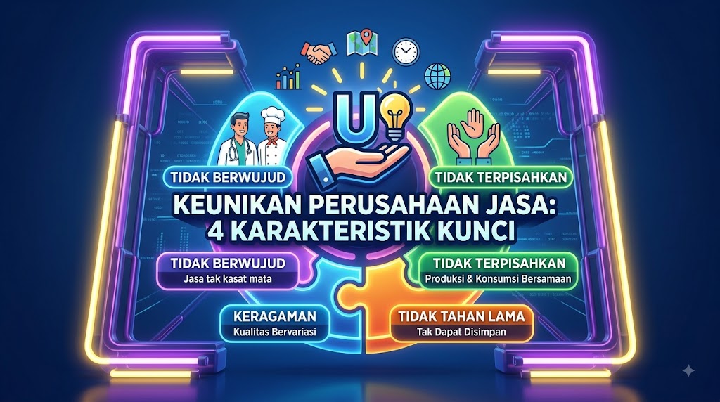 karakteristik perusahaan jasa