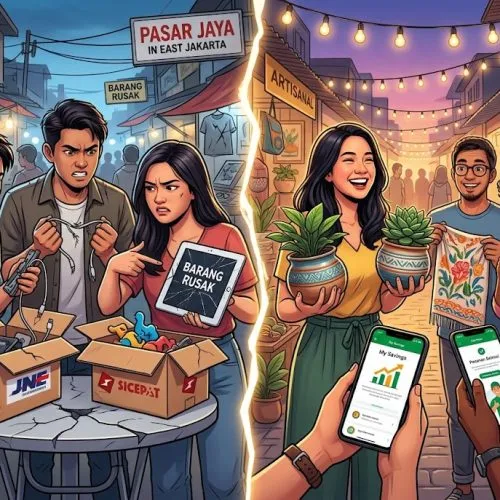 kekurangan belanja online