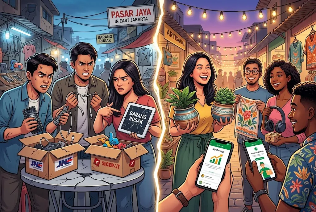 kekurangan belanja online