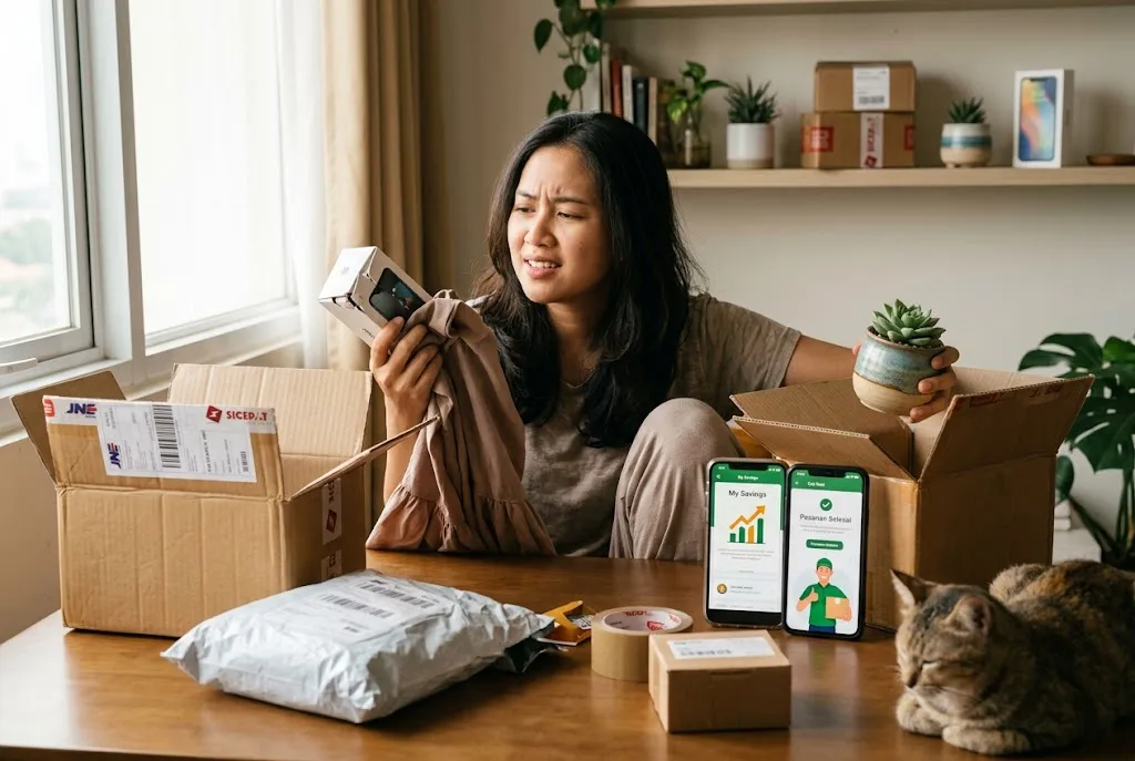 kekurangan belanja online