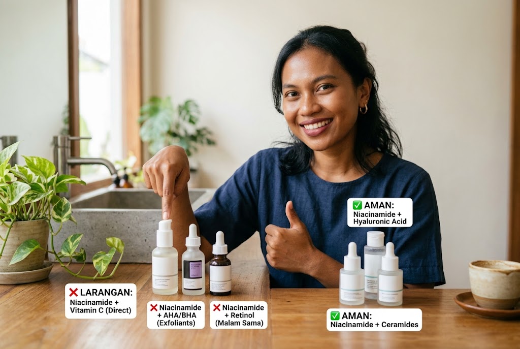 Larangan Kombinasi Niacinamide yang Bikin Kulitmu Aman dan Bebas Iritasi! Yuk Cek Sekarang