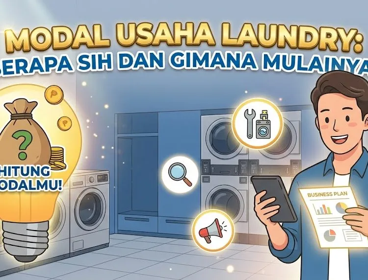 modal usaha laundry