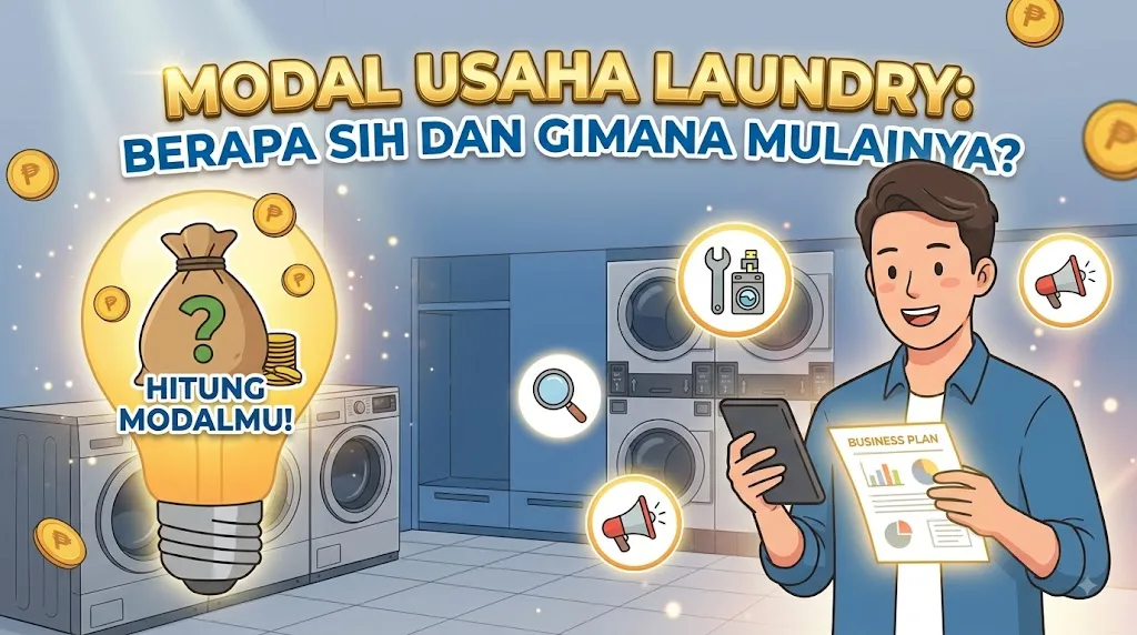modal usaha laundry