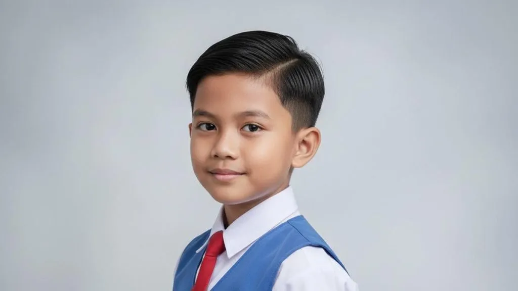 model rambut anak laki-laki sekolah sd