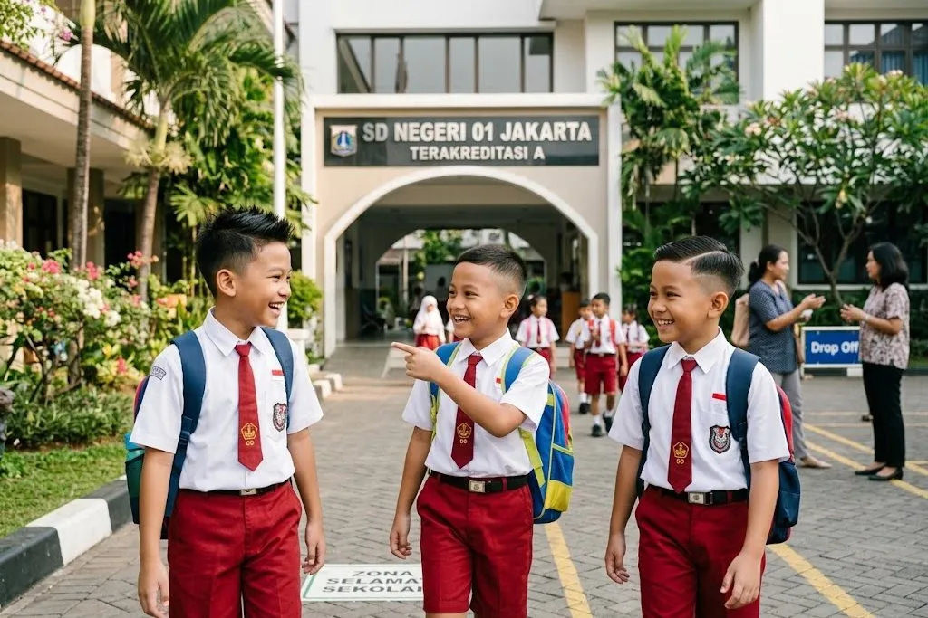 model rambut anak laki-laki sekolah sd