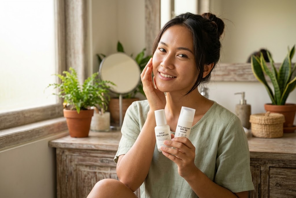 moisturizer atau sunscreen dulu