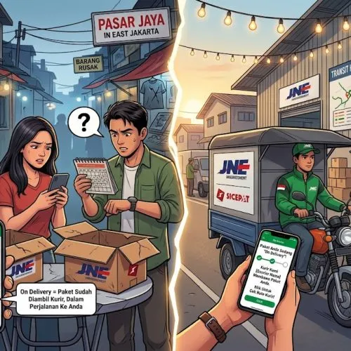 on delivery artinya