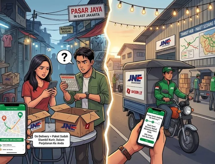 on delivery artinya