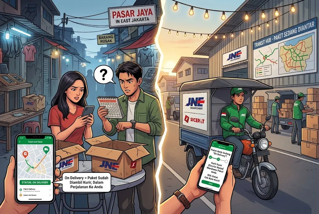 on delivery artinya