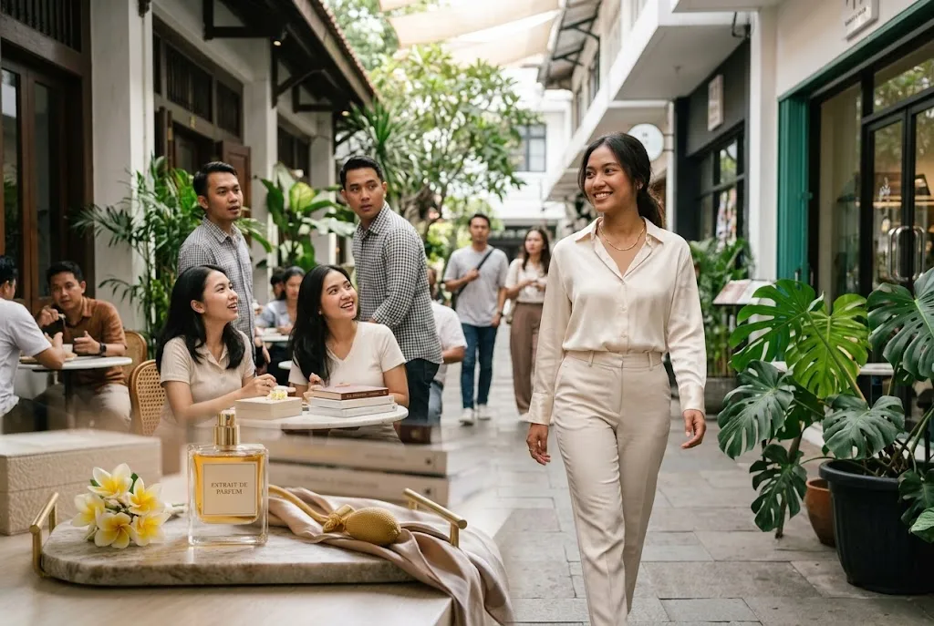 parfum wanita yang tercium dari jarak jauh