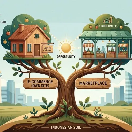 perbedaan e commerce dan marketplace
