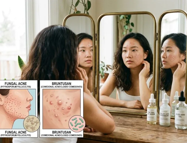 perbedaan fungal acne dan bruntusan