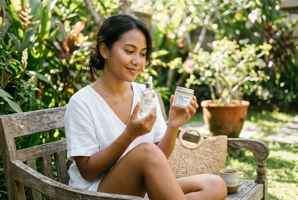 perbedaan peeling dan eksfoliasi