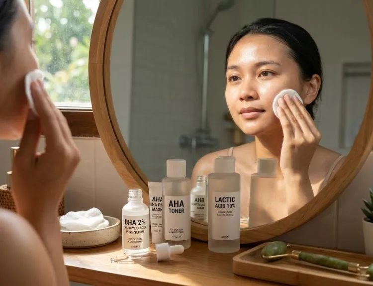 produk eksfoliasi wajah