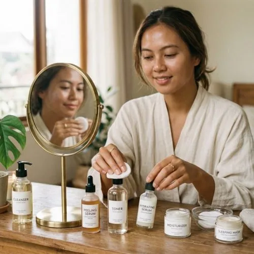 setelah pakai peeling serum pakai apa
