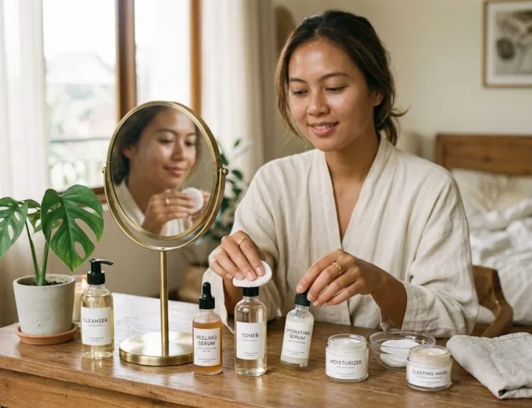setelah pakai peeling serum pakai apa