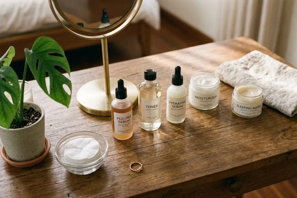 setelah pakai peeling serum pakai apa
