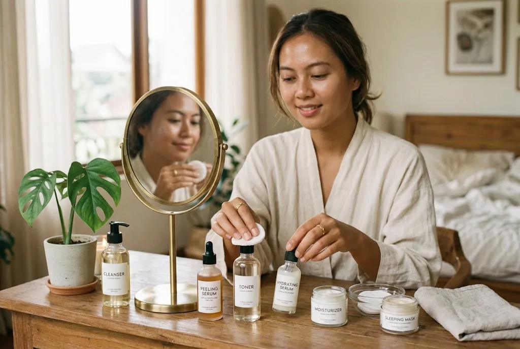 setelah pakai peeling serum pakai apa
