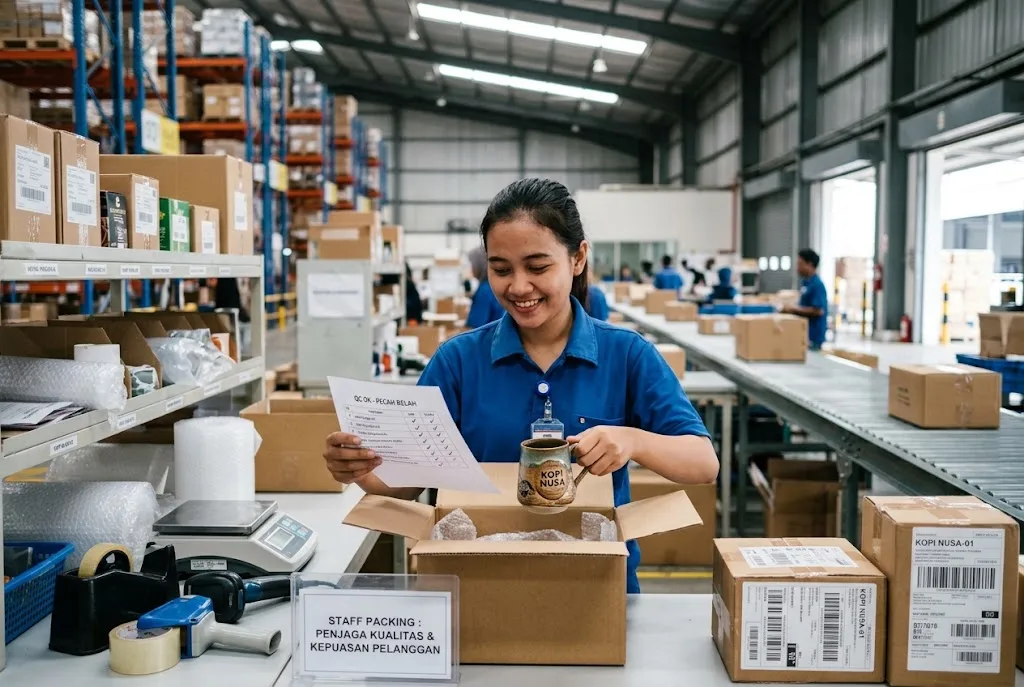 staff packing adalah