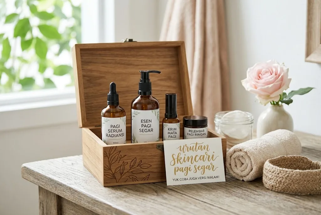 urutan skincare pagi