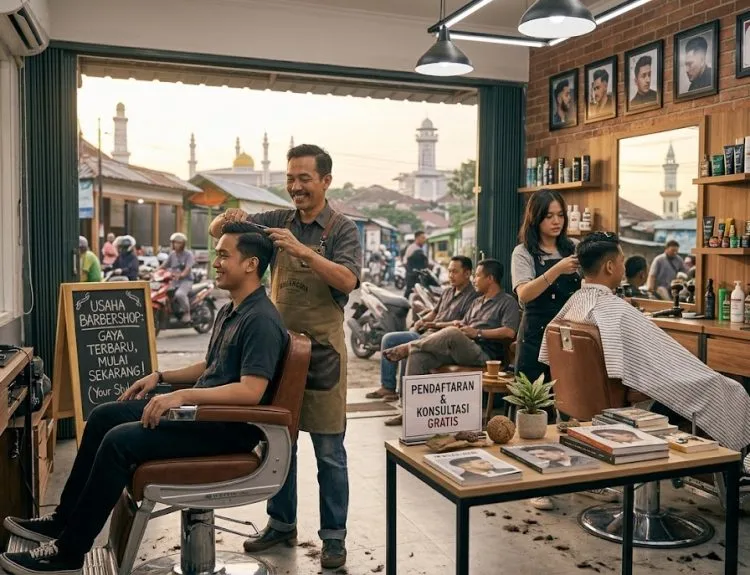 usaha barbershop