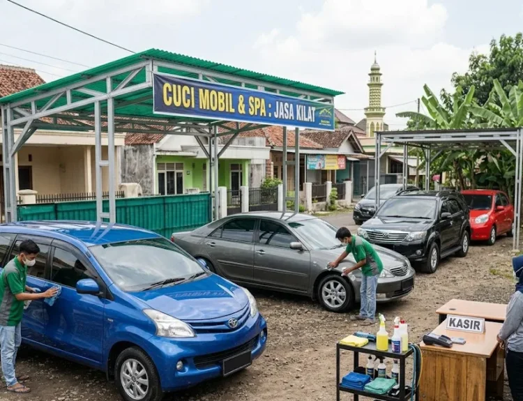 usaha cuci mobil