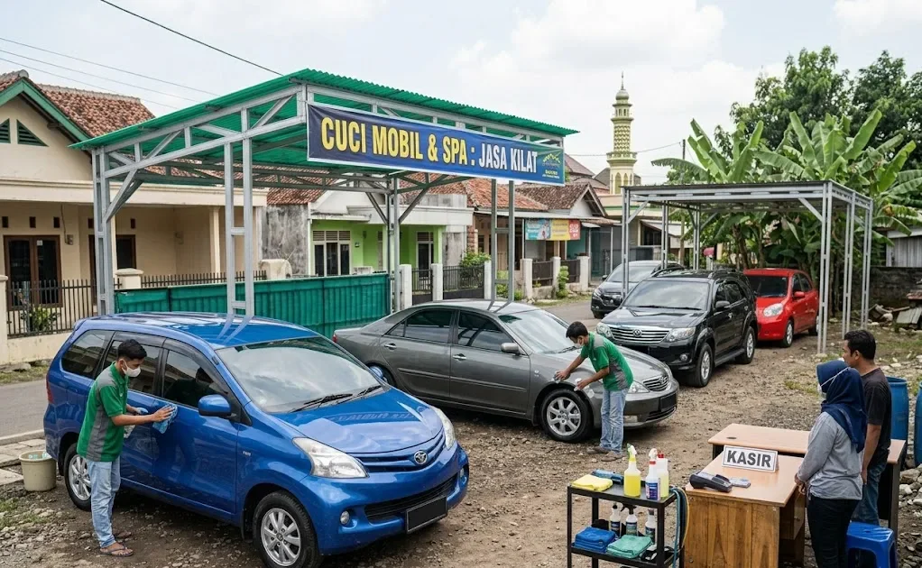 usaha cuci mobil