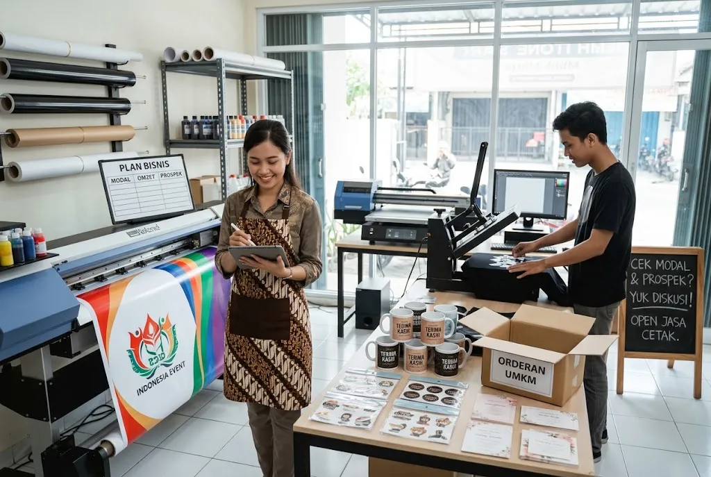 Mau Mulai Usaha Percetakan Digital? Coba Cek Modal, Omzet, dan Prospeknya Dulu Yuk!