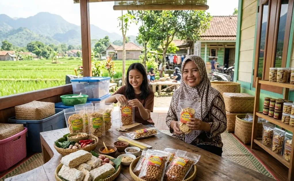 usaha untuk ibu rumah tangga di desa