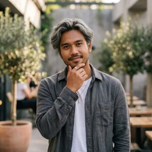 warna rambut untuk kulit sawo matang