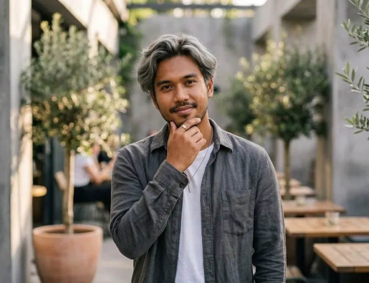 warna rambut untuk kulit sawo matang