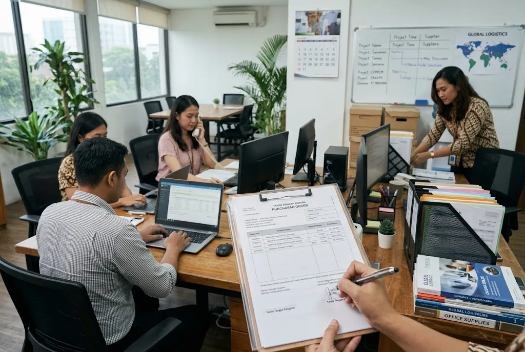 admin purchasing adalah