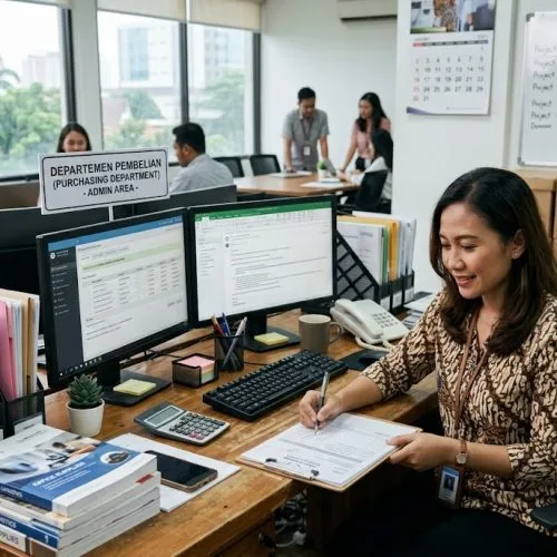 admin purchasing adalah