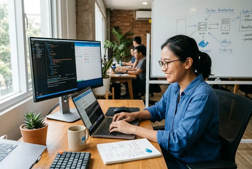 Apa Itu Docker? Yuk Cari Tahu Kegunaan dan Kelebihannya yang Bikin Dunia Digital Lebih Mudah!