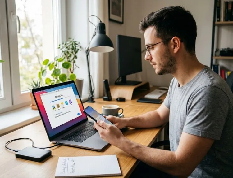 backup android to pc