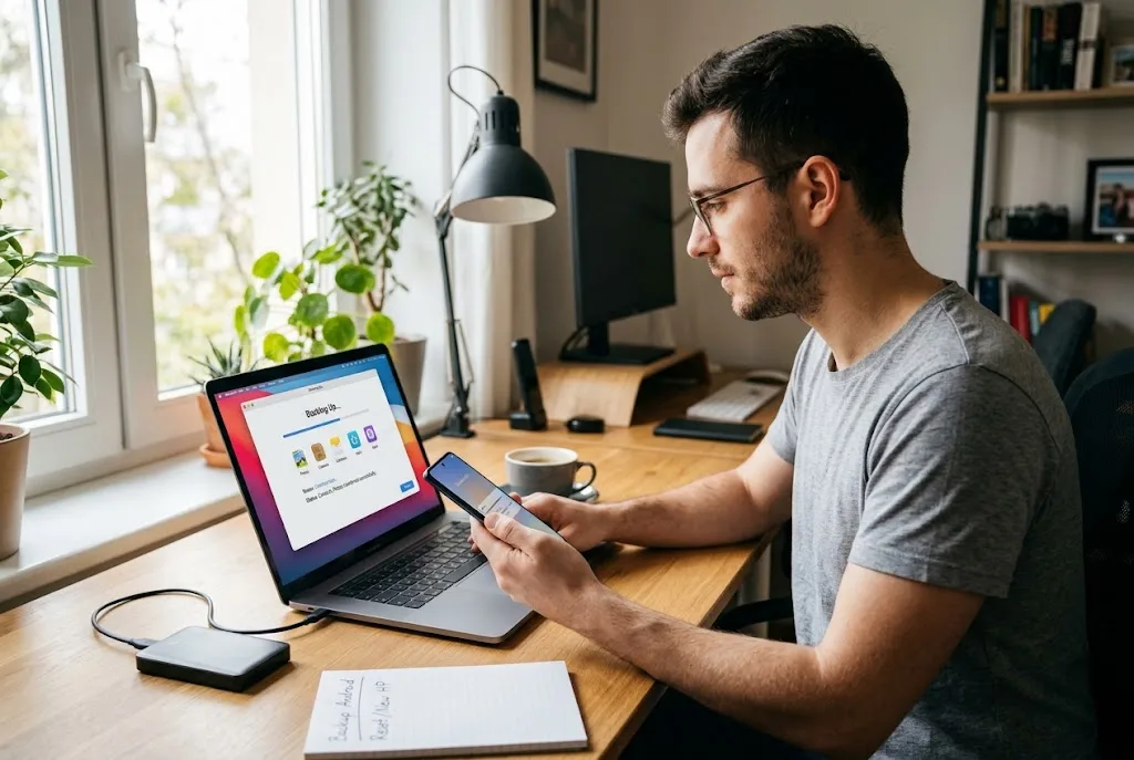 backup android to pc