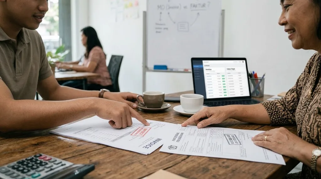 bedanya invoice dan faktur