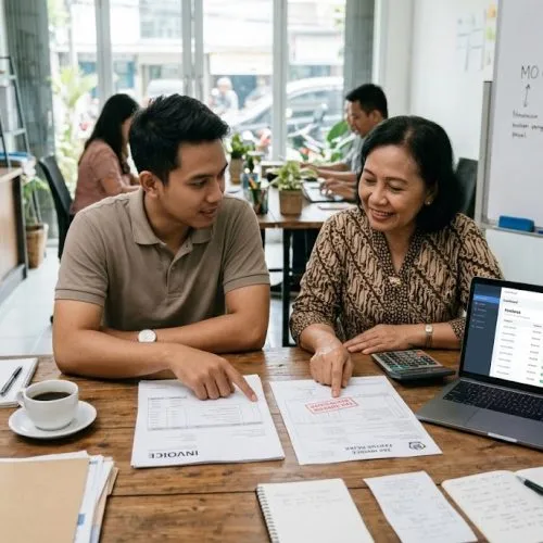 bedanya invoice dan faktur