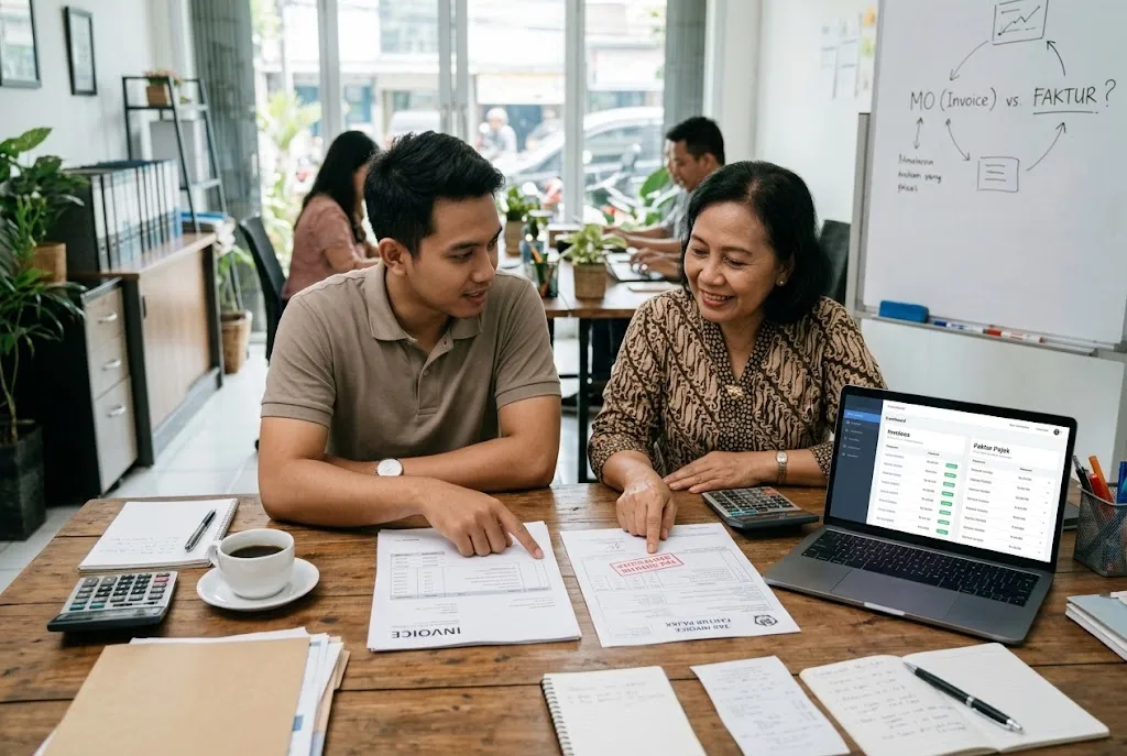 bedanya invoice dan faktur