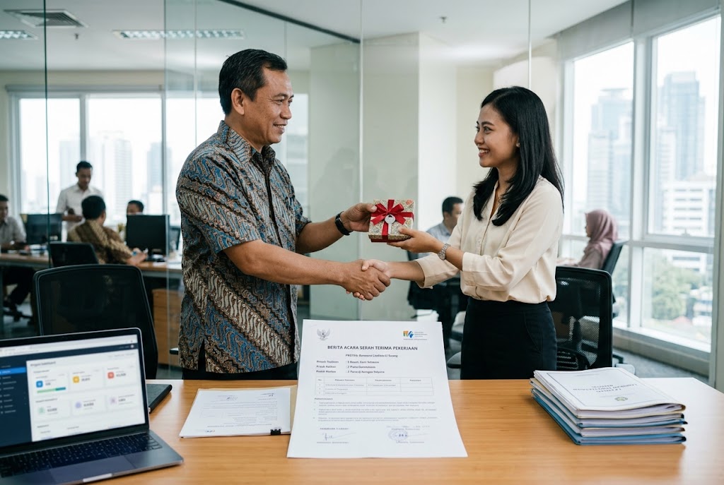 berita acara serah terima pekerjaan
