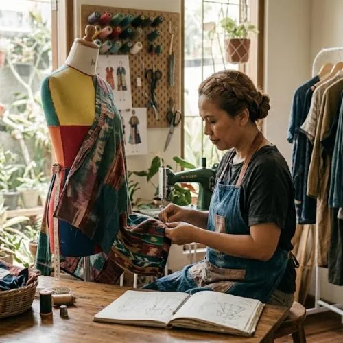 cara produksi baju sendiri