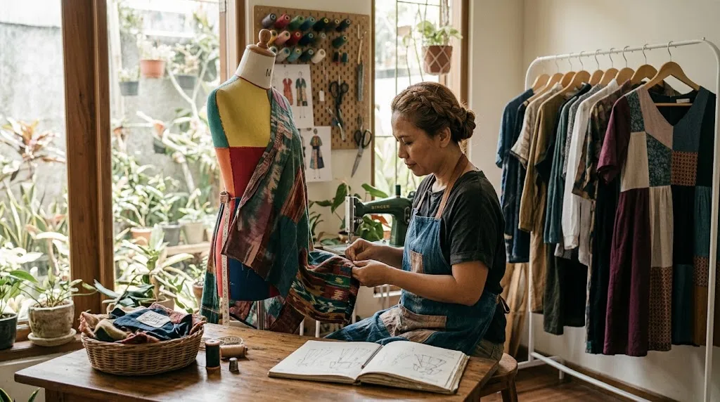 cara produksi baju sendiri