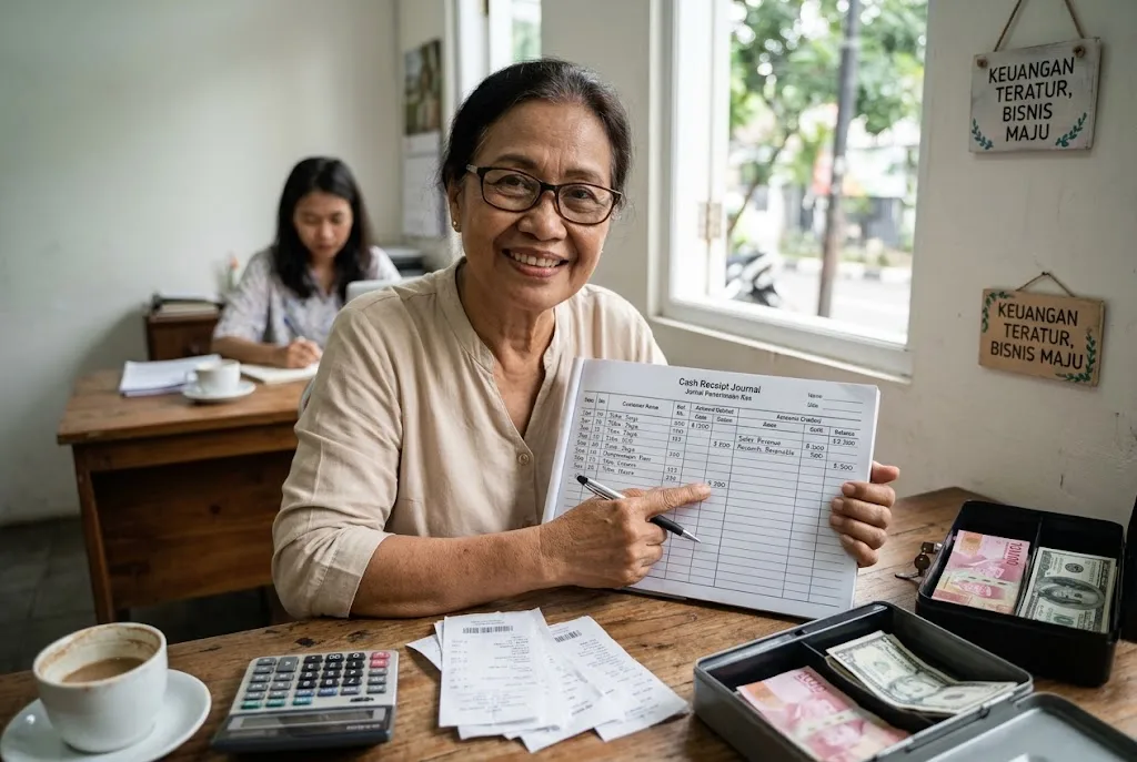 cash receipt journal adalah