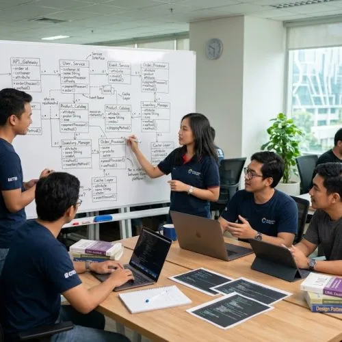 contoh class diagram