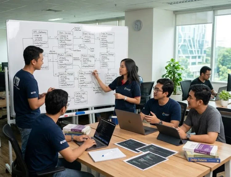 contoh class diagram
