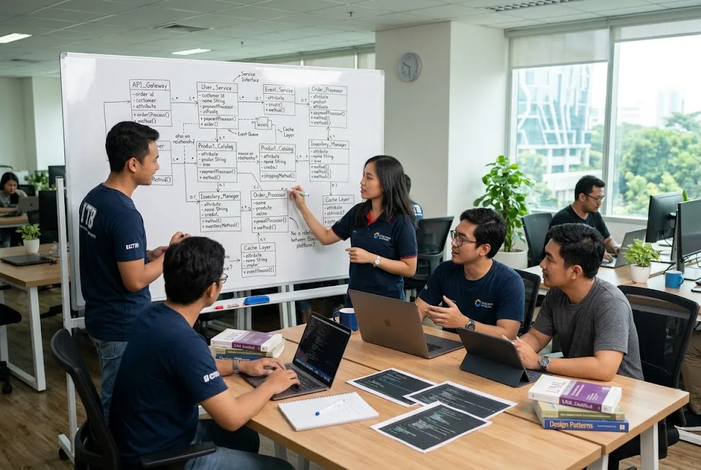 contoh class diagram