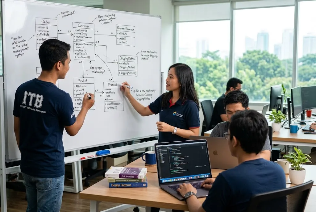 contoh class diagram