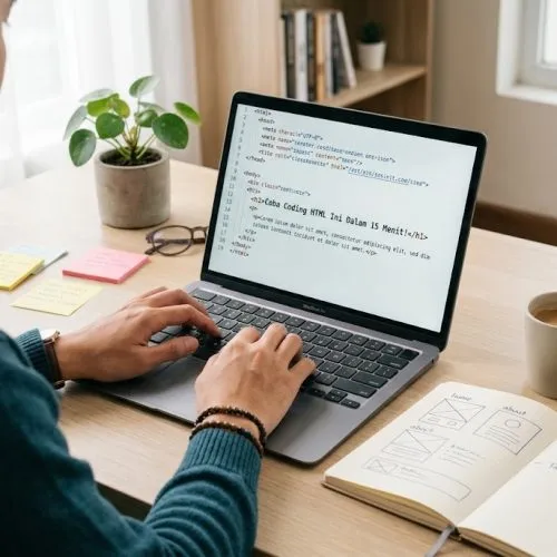 contoh coding html