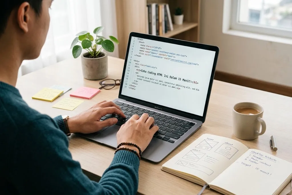 contoh coding html