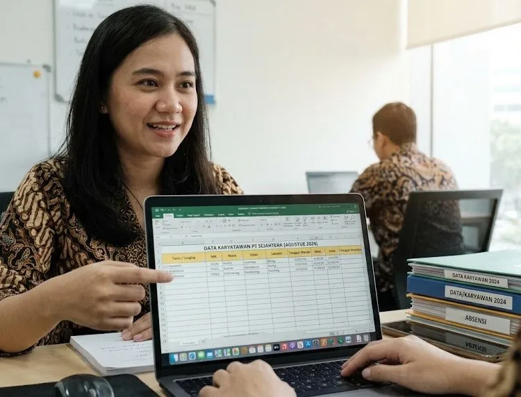 contoh database karyawan